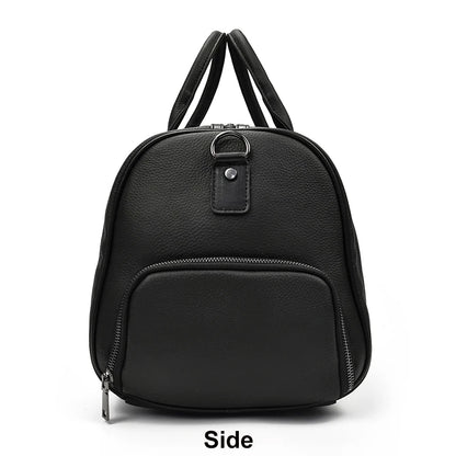 Luxury Genuine Leather Men Women Travel Bag Cow Leather Carry On Luggage Bag Travel Shoulder Bag Male Female Weekend Duffle Bag