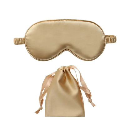 Satin Travel Shading Eyepatch Sleep Eye Mask Lightweight Sleep Blindfold for Nap Restnightview Soft Elastic Strap Eyeshade