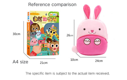 Cute Animals Cartoon Plush Children Backpacks Schoolbag Girls Boys casual Baby Bags