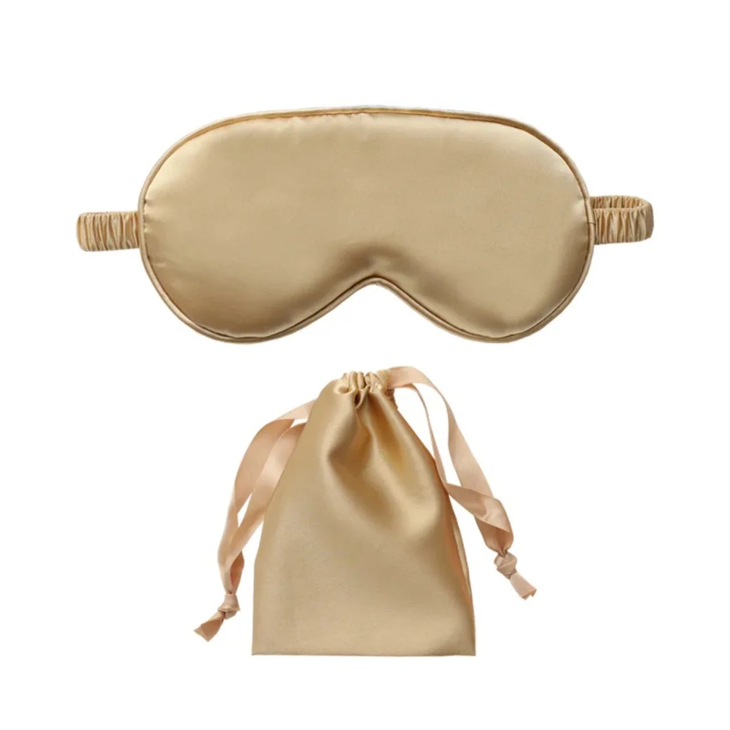 Satin Travel Shading Eyepatch Sleep Eye Mask Lightweight Sleep Blindfold for Nap Restnightview Soft Elastic Strap Eyeshade