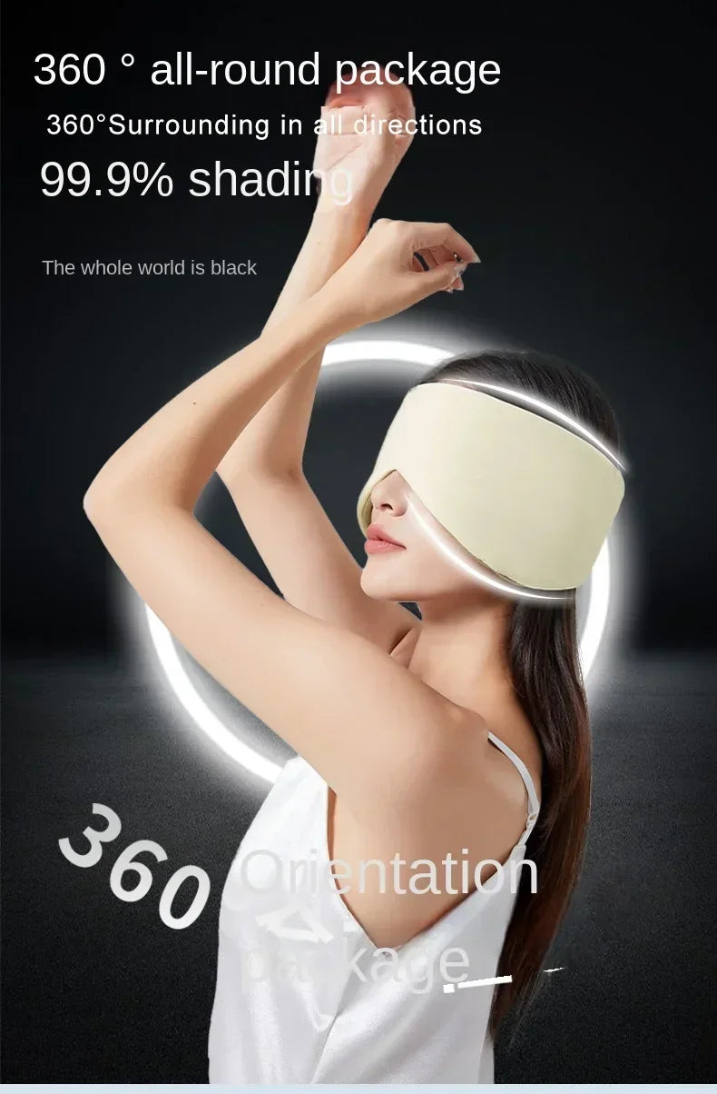 Sleeping Mask Block Out Light Sleep Mask for Eyes Soft Sleeping Aid Eye Mask for Travel Eyeshade Night Breathable Sleepmasker