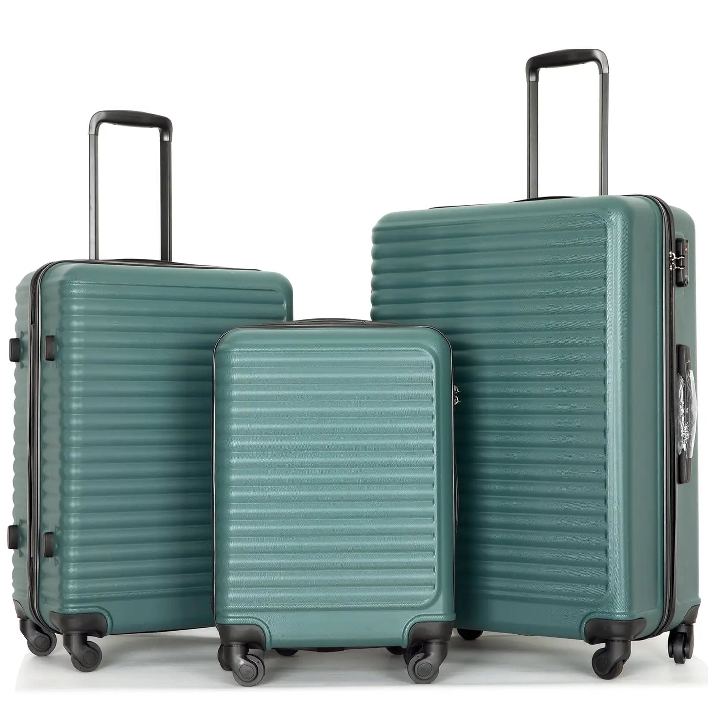 Travelhouse 3 Piece Hardside Luggage Set Hardshell Lightweight Suitcase with TSA Lock Spinner Wheels 20in24in28in