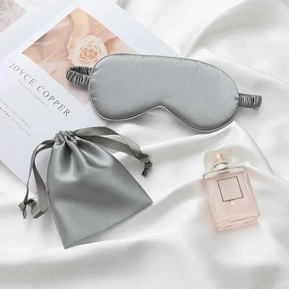 Satin Travel Shading Eyepatch Sleep Eye Mask Lightweight Sleep Blindfold for Nap Restnightview Soft Elastic Strap Eyeshade