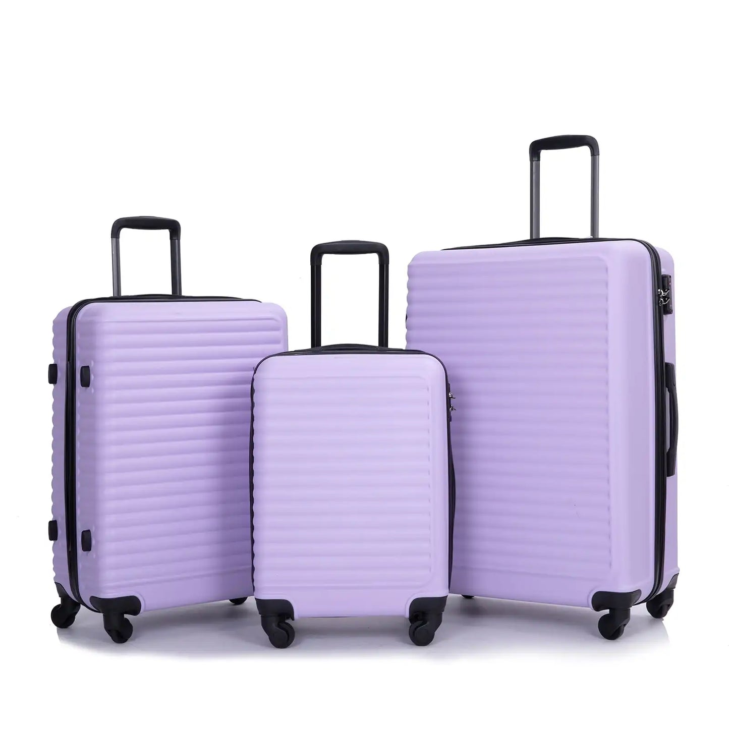 Travelhouse 3 Piece Hardside Luggage Set Hardshell Lightweight Suitcase with TSA Lock Spinner Wheels 20in24in28in