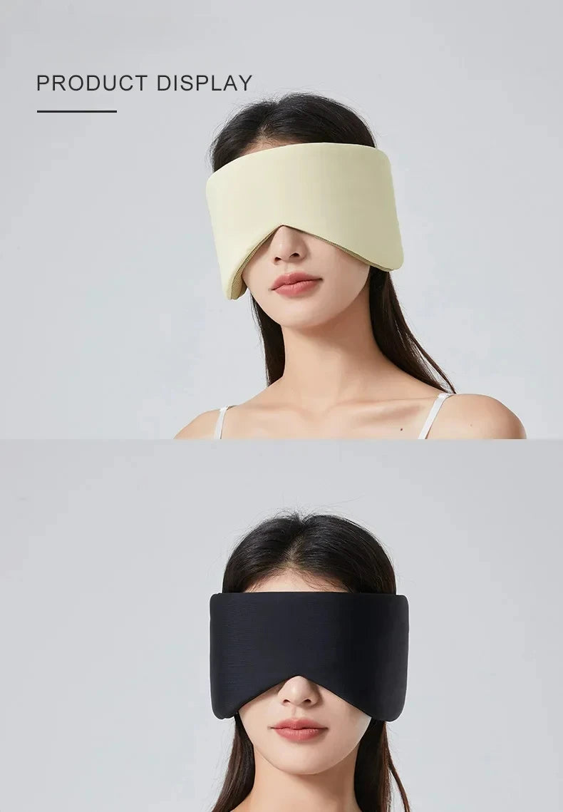 Sleeping Mask Block Out Light Sleep Mask for Eyes Soft Sleeping Aid Eye Mask for Travel Eyeshade Night Breathable Sleepmasker